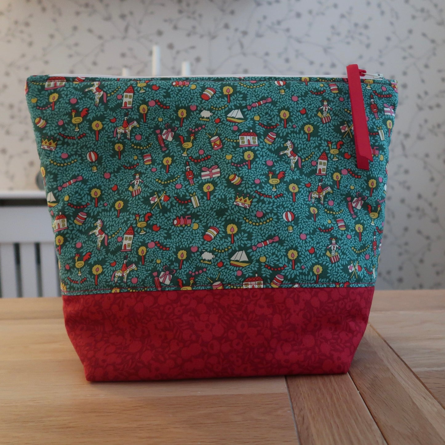 Bag Making Kit - Toy Tree print Liberty fabric