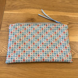 Large notions pouch handmade with Liberty fabric - Wallpaper floral