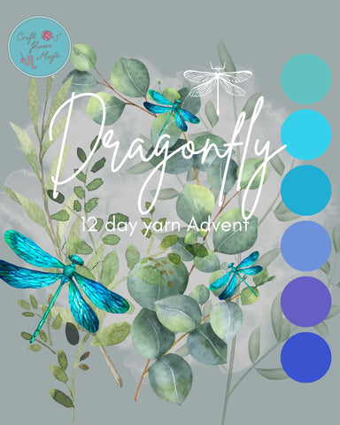 12 day Yarn Advent Calendar Dragonfly - PRE-ORDER