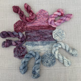PRE-ORDER Colours of the Month - HEART OF GLASS - 100g SINGLE SKEINS - JUNE 2026