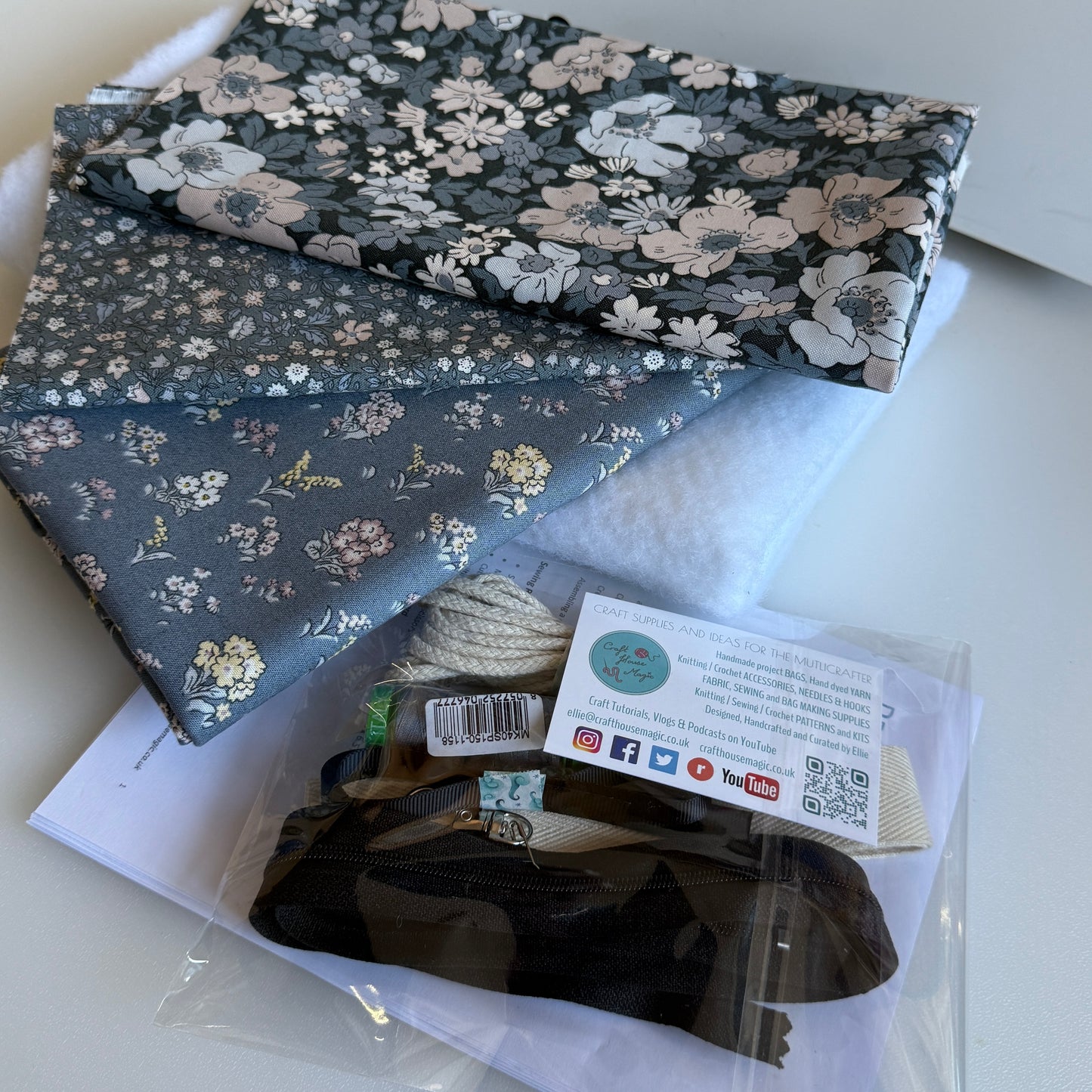 SPECIAL OFFER Project bag making kits - Extra handle and closure materials