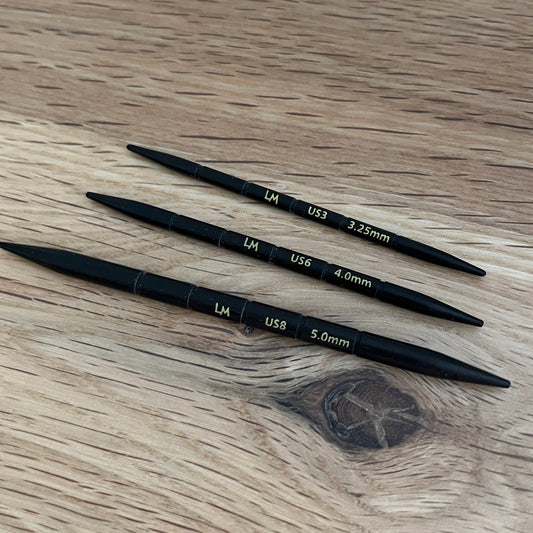 Lantern moon Ebony cable needles