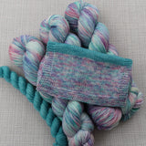 PRE-ORDER Colours of the Month - PART OF YOUR WORLD - SOCK or SHAWL SET - AUGUST 2025