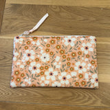 Large notions pouch - Coral floral