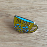 Tea Lover enamel pin badge