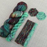 3 MONTH BUNDLE - PRE-ORDER Colours of the Month - THE LION SLEEPS TONIGHT - SOCK or SHAWL SET - APR / MAY / JUN 2026