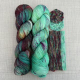 3 MONTH BUNDLE - PRE-ORDER Colours of the Month - THE LION SLEEPS TONIGHT - SOCK or SHAWL SET - APR / MAY / JUN 2026
