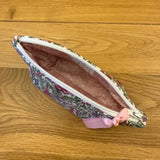 Notions pouch handmade with Liberty fabric - Foxglove