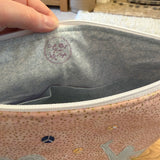 Spring Fling applique / free motion quilted bag Medium (Shawl or small sweater size)
