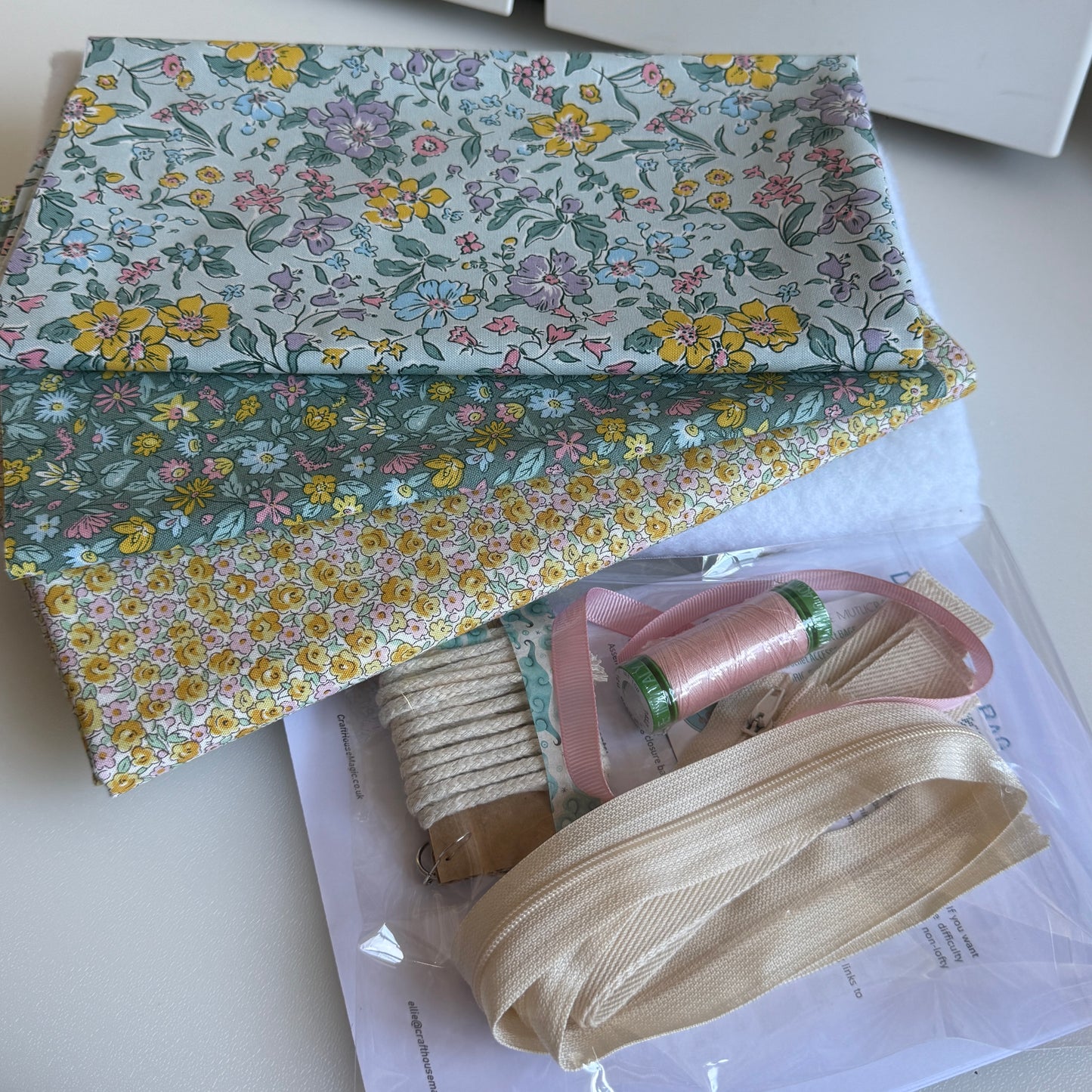 SPECIAL OFFER Project bag making kits - Extra handle and closure materials