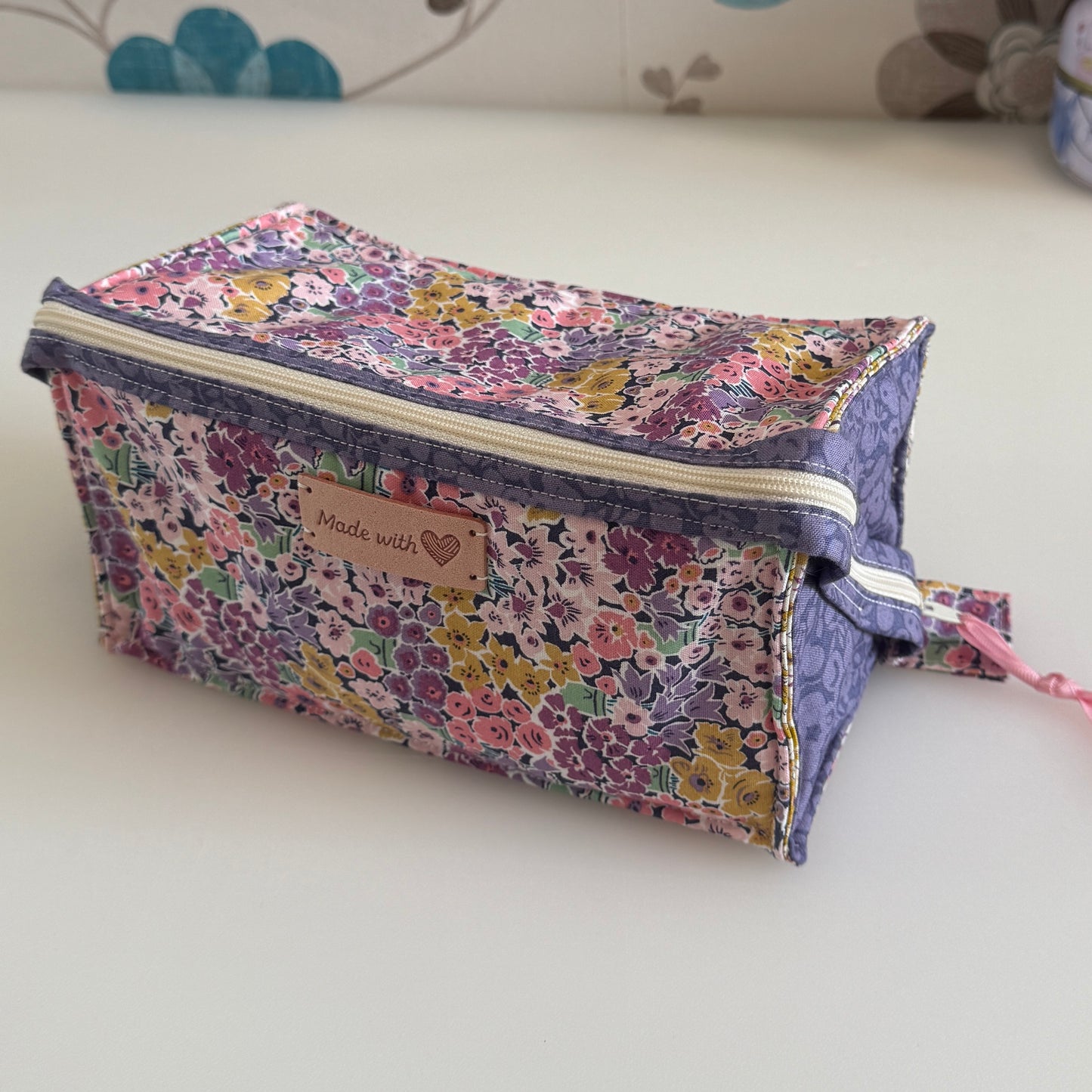 Flat bottom box bag making kit - choose your fabric