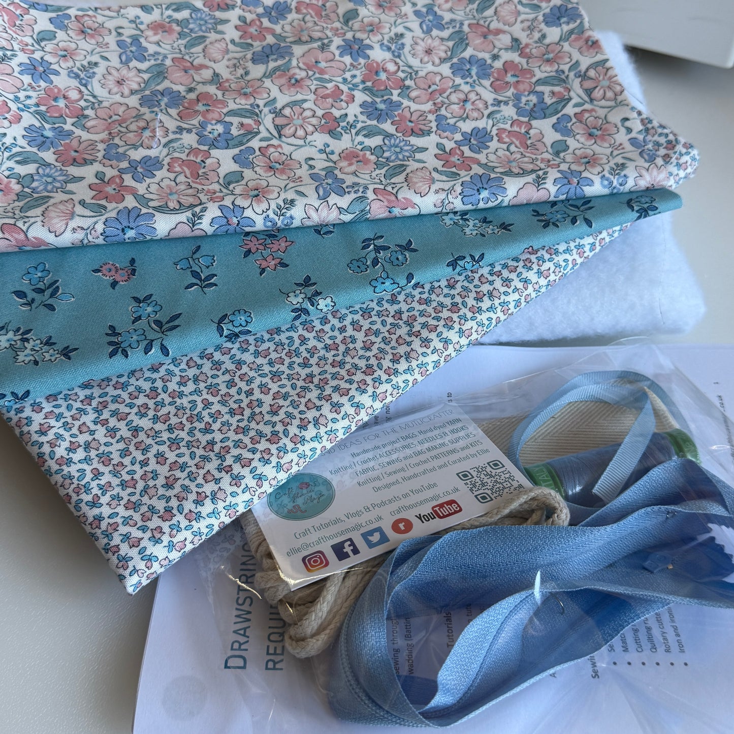 SPECIAL OFFER Project bag making kits - Extra handle and closure materials