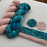 PRE-ORDER Colours of the Month - LAKE SHORE DRIVE - SOCK or SHAWL SET - MARCH 2026