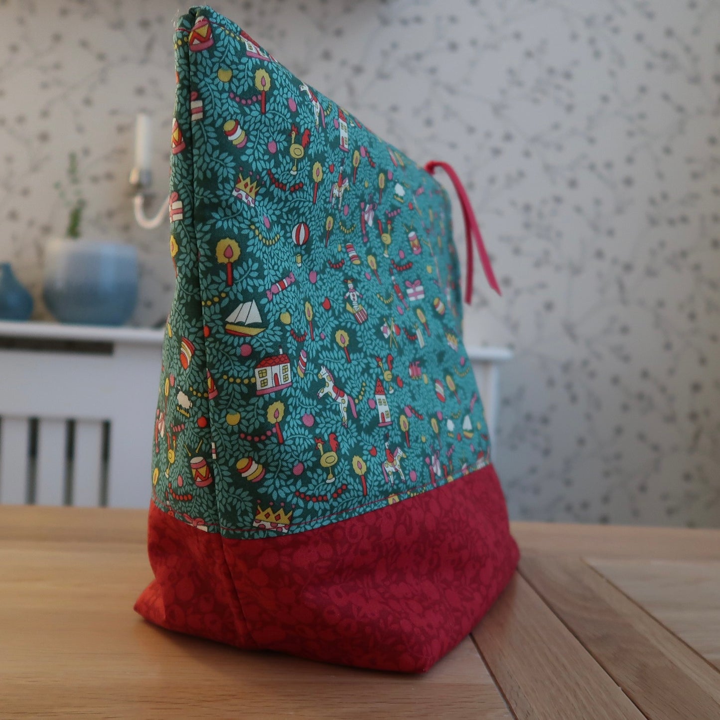 Bag Making Kit - Toy Tree print Liberty fabric