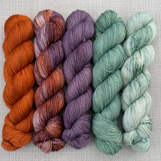 3 MONTH BUNDLE - PRE-ORDER Colours of the Month - SOMEBODY'S WATCHING ME - 100g SINGLE SKEINS - OCT / NOV / DEC 2026