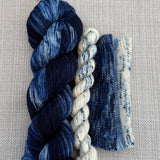 PRE-ORDER Colours of the Month - DO YOU WANT TO BUILD A SNOWMAN - SOCK or SHAWL SET - DECEMBER2025