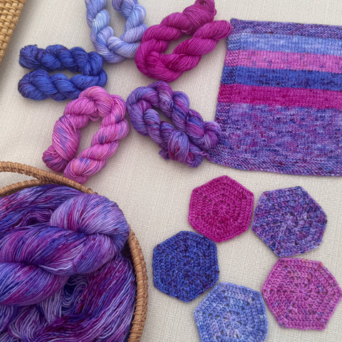 PRE-ORDER Colours of the Month - I'M A BELIEVER - 100g SINGLE SKEINS - MAY 2025