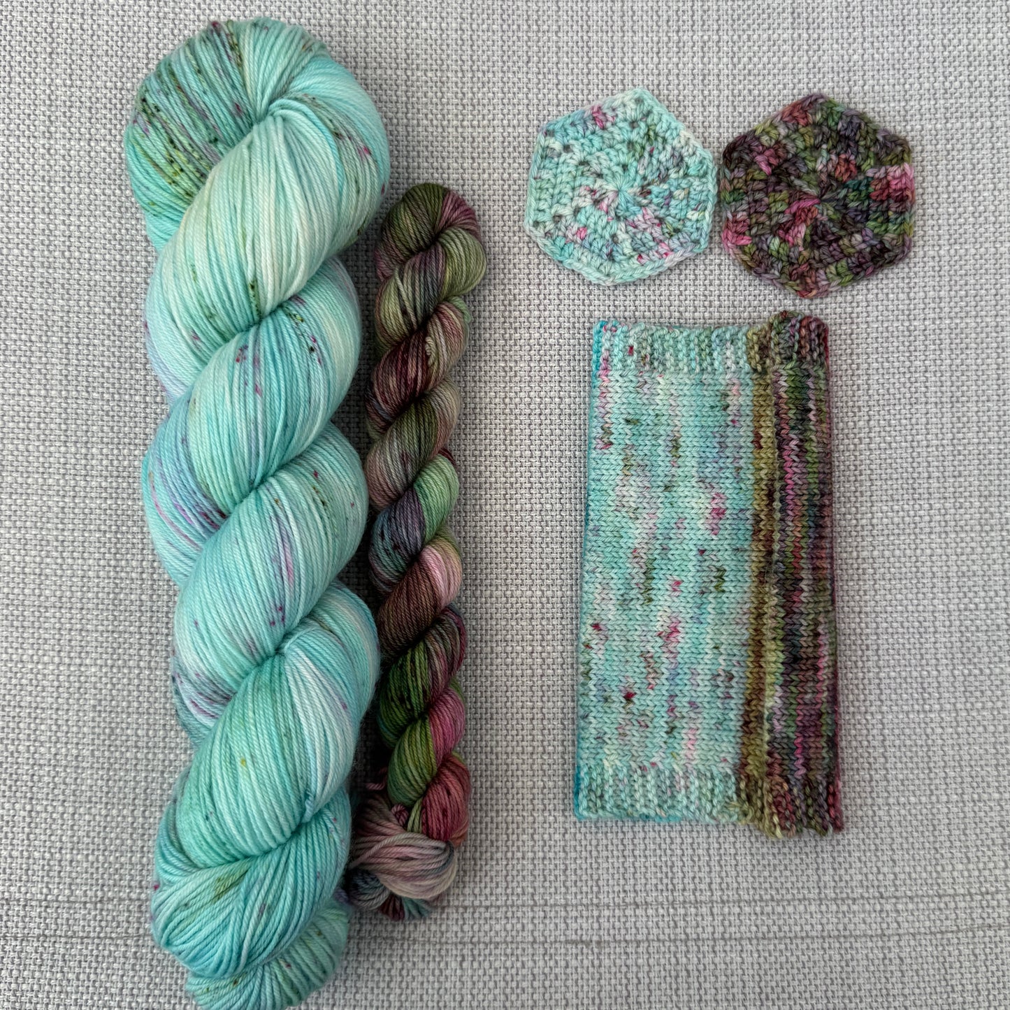 PRE-ORDER Colours of the Month - SUMMER NIGHTS - SOCK or SHAWL SET - AUGUST 2026