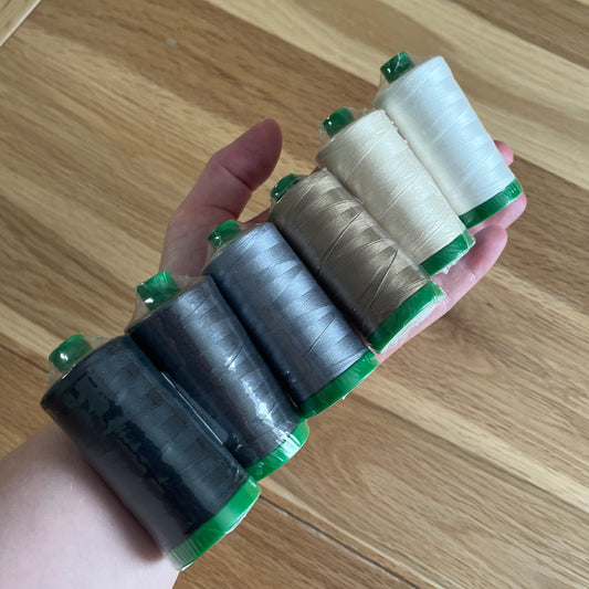 Aurifil 100% 40WT Egyptian Cotton thread (1000m single spool) Basics