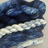 PRE-ORDER Colours of the Month - DO YOU WANT TO BUILD A SNOWMAN - SOCK or SHAWL SET - DECEMBER2025