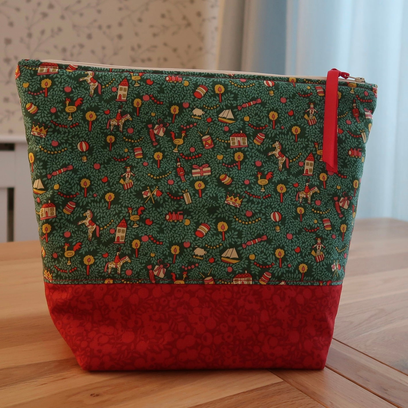 Bag Making Kit - Toy Tree print Liberty fabric