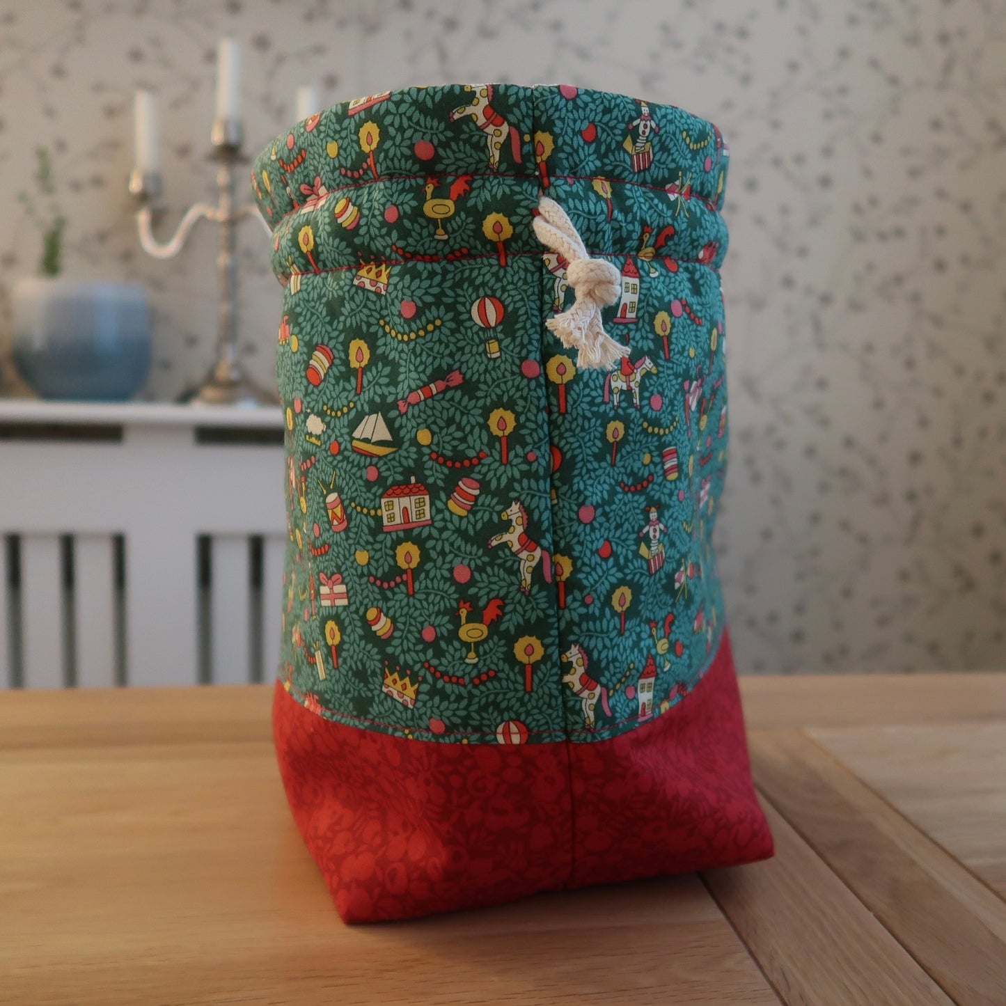 Bag Making Kit - Toy Tree print Liberty fabric