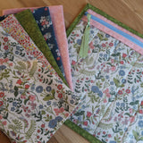 Liberty Botanists Walk Quilters cotton Fat quarter pack