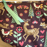 Autumn Forest Print Project Bag