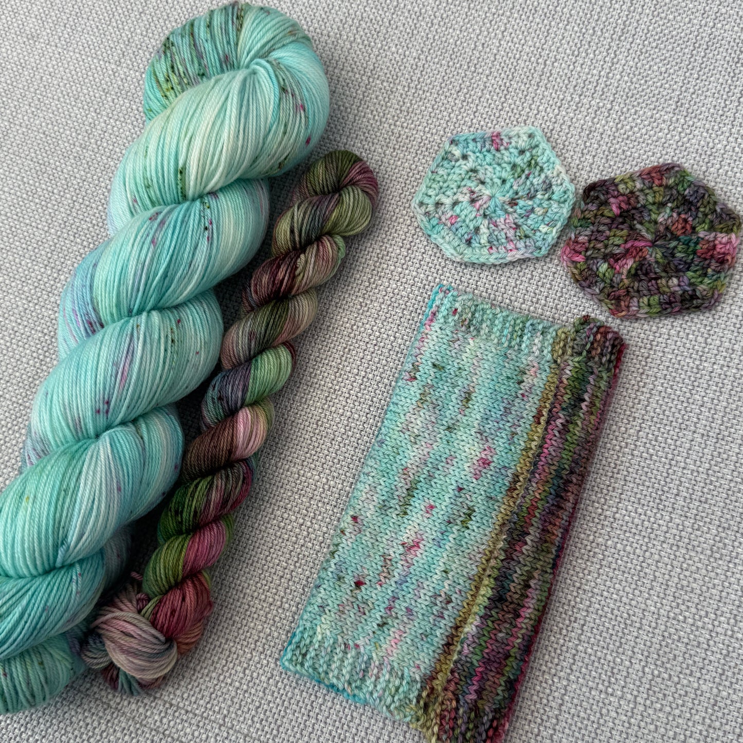 PRE-ORDER Colours of the Month - SUMMER NIGHTS - SOCK or SHAWL SET - AUGUST 2026