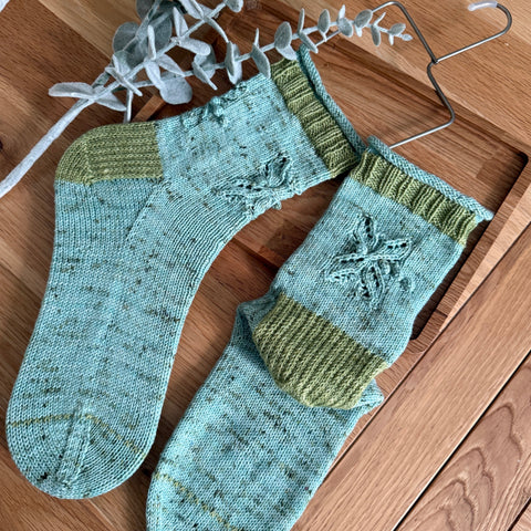 Anisoptera Sock Knitting Pattern (PDF)