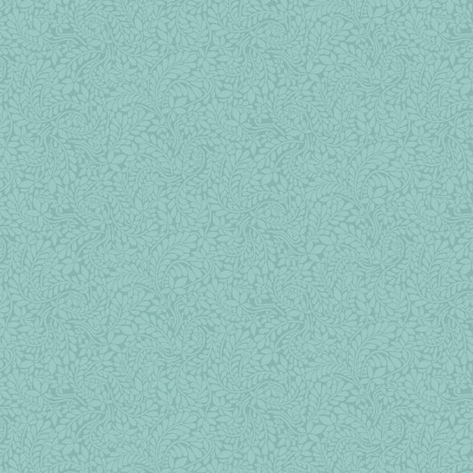 Duck Egg Blue (York Fern collection) Liberty Quilting Cotton Fabric