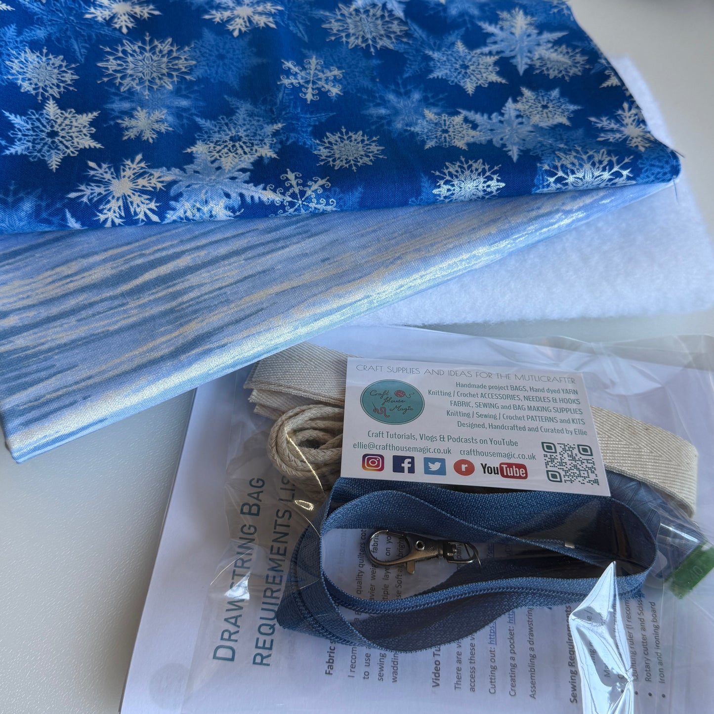 SPECIAL OFFER Project bag making kits - Extra handle and closure materials