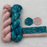PRE-ORDER Colours of the Month - LAKE SHORE DRIVE - SOCK or SHAWL SET - MARCH 2026