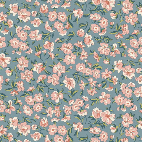 Eleanor Grace, Floral Nostalgia collection Liberty Quilting Cotton Fabric
