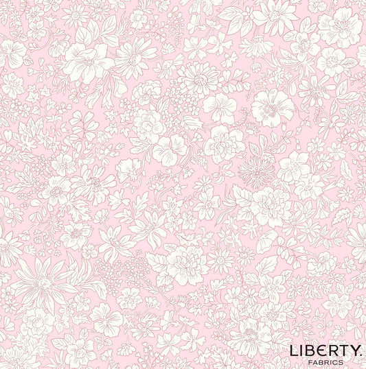 Powder Rose (Emily Belle collection) Liberty Quilting Cotton Fabric