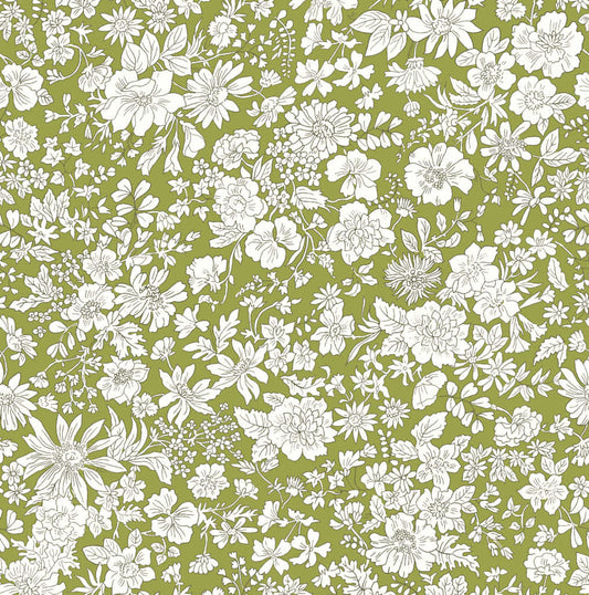 Emily Belle Catapillar Liberty Quilting Cotton Fabric