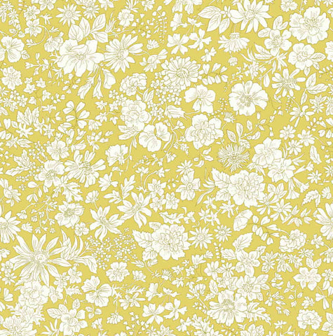 Emily Belle Lime Liberty Quilting Cotton Fabric