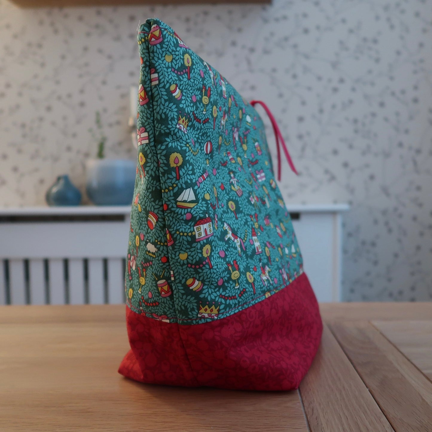 Bag Making Kit - Toy Tree print Liberty fabric