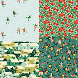 Liberty Festive Fair Quilters cotton Fat quarter pack