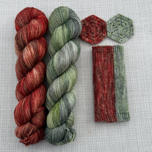 PRE-ORDER Colours of the Month - WHERE YOU LEAD, I WILL FOLLOW - SOCK or SHAWL SET - SEPTEMBER2026