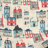 Snowy village print fabric (Contempo’s Heart and Home)