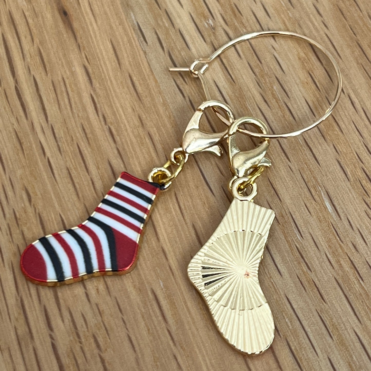 Stripy Sock progress keepers (set of 2)