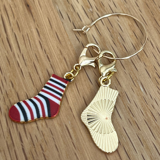 Stripy Sock progress keepers (set of 2)