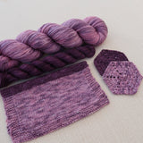 PRE-ORDER Colours of the Month - UNCHAINED MELODY - SOCK or SHAWL SET - FEBRUARY 2025