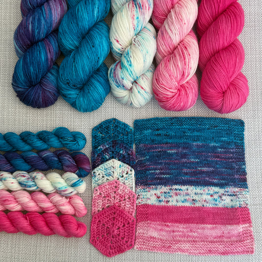 PRE-ORDER Colours of the Month - BARBIE GIRL - 100g SINGLE SKEINS - JULY 2026