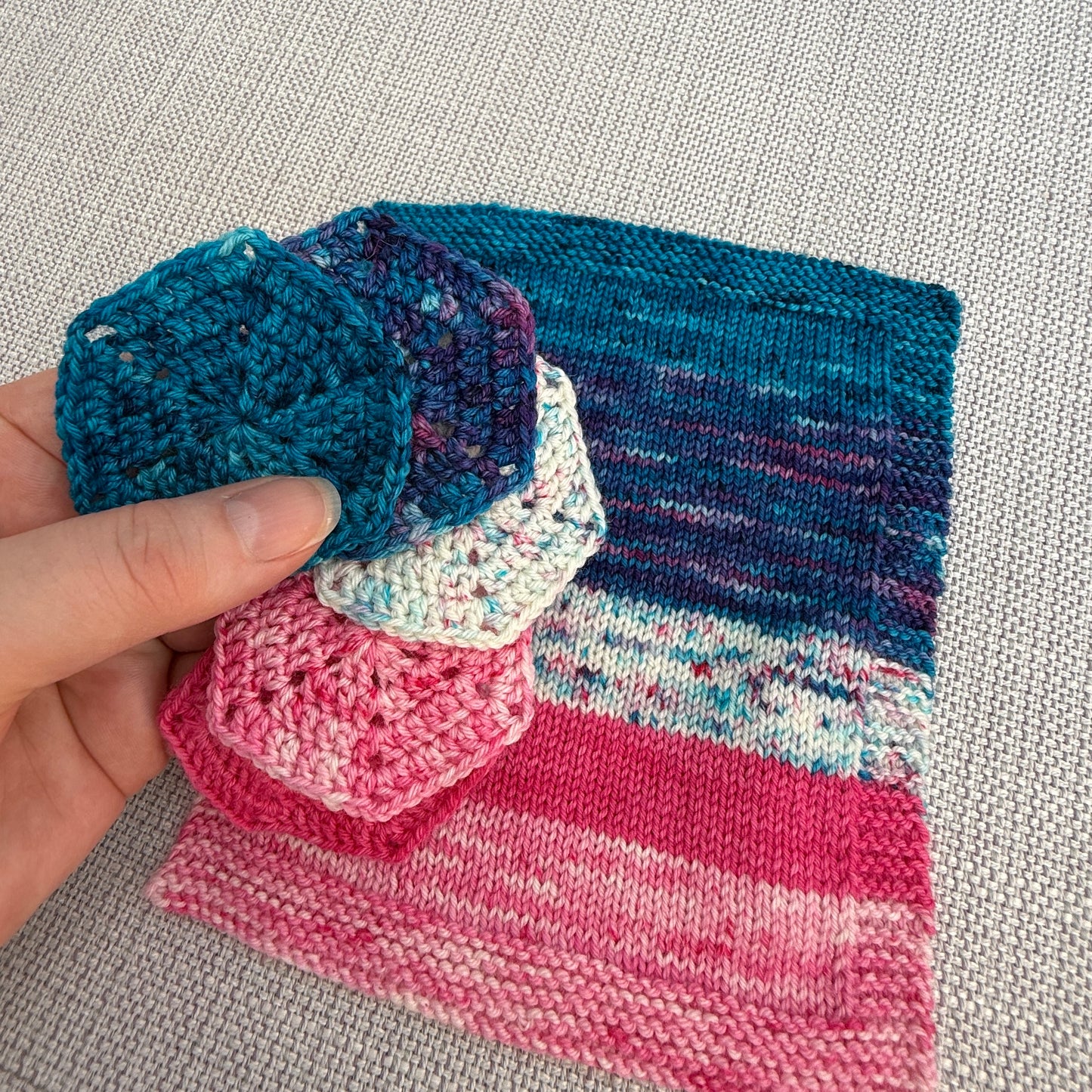 3 MONTH BUNDLE - PRE-ORDER Colours of the Month - BARBIE GIRL - SOCK or SHAWL SET - JUL / AUG / SEPT 2026