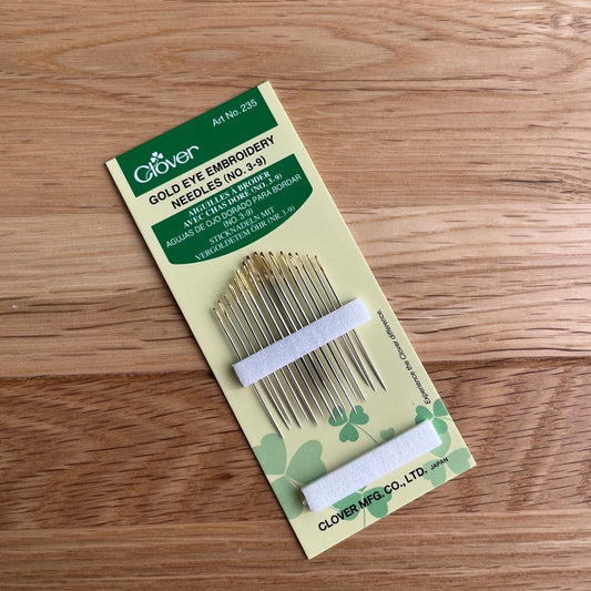 Clover Gold Eye Embroidery Needles