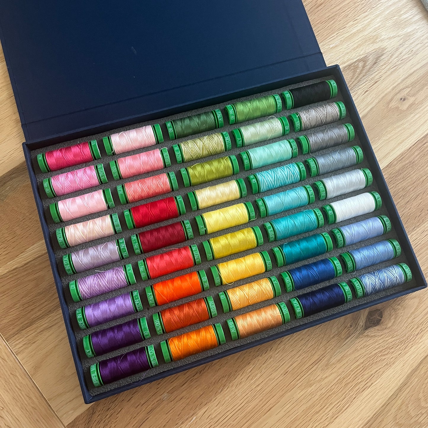 Aurifil 100% 40WT Egyptian Cotton thread (150m single spool) Colours