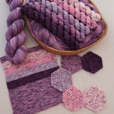 PRE-ORDER Colours of the Month - UNCHAINED MELODY - SOCK or SHAWL SET - FEBRUARY 2025