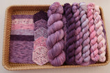 PRE-ORDER Colours of the Month - UNCHAINED MELODY - SOCK or SHAWL SET - FEBRUARY 2025